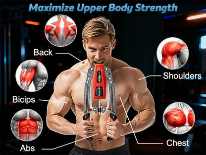 Twister Arm Trainer, 22-440Lbs Adjustable Hydraulic Power, Chest Workout Equipment, Compact Fitness Equipment for Upper Body Workout