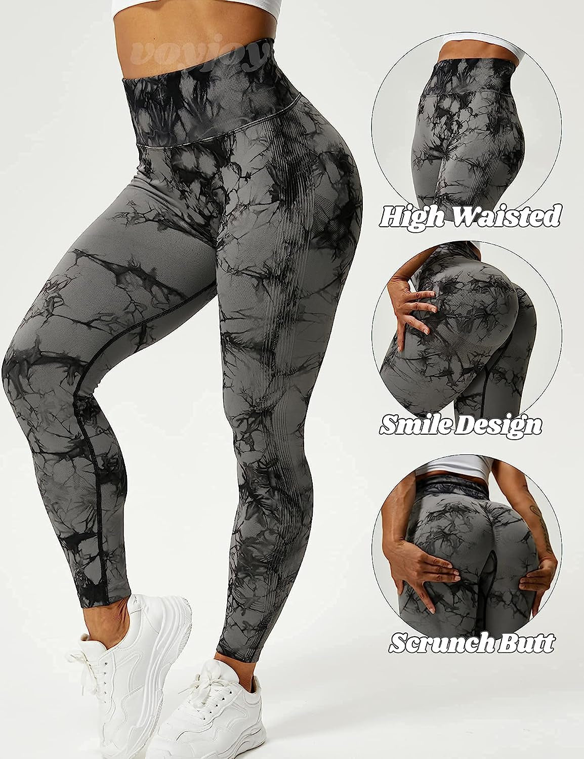 Seamless Leggings for Women High Waist Yoga Pants Scrunch