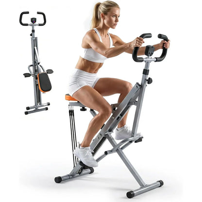 Squat Machine for Women at Home – Foldable Glute Workout Equipment, 330 LBS Weight Capacity, Adjustable Resistance Full Body Workout Machine, Compact for Small Spaces