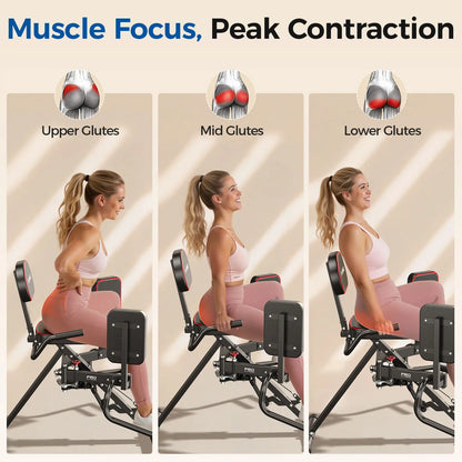 FED Fitness Flybird Series HA1 Hip Abductor Machine & Adductor Machine for Home Gym, Glute & Inner Thigh Trainer with 6 Adjustable Resistance Bands, Dual Foot Bar, up to 108LBS Resistance